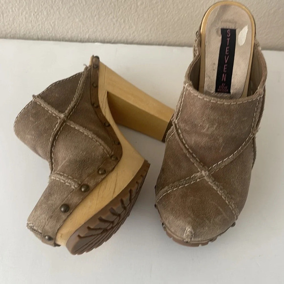 Vintage Steven by Steven Madden sz 7B Mules - Picture 1 of 17
